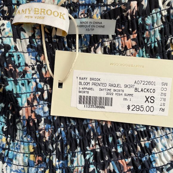 Ramy Brook Raquel Tiered Mini Skirt, XS - Picture 2 of 4